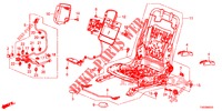 V. ZITTING COMPONENTEN (G.) (SIEGE REGLAGE MANUEL) voor Honda CIVIC 1.8 SE 5 deuren 6-versnellings handgeschakelde versnellingsbak 2013