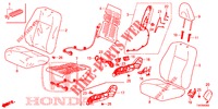 VOOR ZITTING/VEILIGHEIDSRIEMEN (D.) (RH) voor Honda CIVIC 1.8 SE 5 deuren 6-versnellings handgeschakelde versnellingsbak 2013