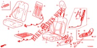 VOOR ZITTING/VEILIGHEIDSRIEMEN (G.) (RH) voor Honda CIVIC 1.8 SE 5 deuren 6-versnellings handgeschakelde versnellingsbak 2013