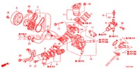 WATERPOMP/THERMOSTAAT (1.8L) voor Honda CIVIC 1.8 SE 5 deuren 6-versnellings handgeschakelde versnellingsbak 2013