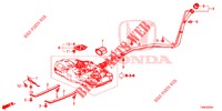BRANDSTOF VUL PIJP (DIESEL) voor Honda CIVIC DIESEL 1.6 EX 5 deuren 6-versnellings handgeschakelde versnellingsbak 2014