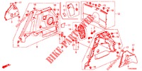 KOFFERBAK ZIJ BEKLEDING  voor Honda CIVIC DIESEL 1.6 GT 5 deuren 6-versnellings handgeschakelde versnellingsbak 2014