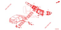 COMBINATIESCHAKELAAR  voor Honda CIVIC DIESEL 1.6 SE 5 deuren 6-versnellings handgeschakelde versnellingsbak 2014