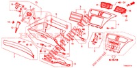 INSTRUMENTEN AFWERKING (COTE DE PASSAGER) (RH) voor Honda CIVIC DIESEL 1.6 SE 5 deuren 6-versnellings handgeschakelde versnellingsbak 2014