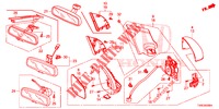 SPIEGEL/ZONNEKLEP  voor Honda CIVIC DIESEL 1.6 SE 5 deuren 6-versnellings handgeschakelde versnellingsbak 2014