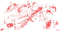 VOOR PORTIER SLOTEN/BUITEN HENDEL  voor Honda CIVIC DIESEL 1.6 SE 5 deuren 6-versnellings handgeschakelde versnellingsbak 2014