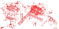 CILINDERBLOK/OLIEPAN (DIESEL) voor Honda CIVIC DIESEL 1.6 ES EURO 6 5 deuren 6-versnellings handgeschakelde versnellingsbak 2015