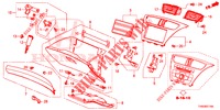 INSTRUMENTEN AFWERKING (COTE DE PASSAGER) (RH) voor Honda CIVIC DIESEL 1.6 ES EURO 6 5 deuren 6-versnellings handgeschakelde versnellingsbak 2015