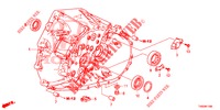 KOPPELING BEHUIZING (DIESEL) voor Honda CIVIC DIESEL 1.6 ES EURO 6 5 deuren 6-versnellings handgeschakelde versnellingsbak 2015