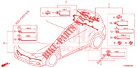 BEDRADINGSBUNDEL (5) voor Honda CIVIC DIESEL 1.6 S EURO 6 5 deuren 6-versnellings handgeschakelde versnellingsbak 2015