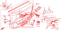 VOOR PORTIER VOERING (RH) voor Honda CIVIC DIESEL 1.6 S EURO 6 5 deuren 6-versnellings handgeschakelde versnellingsbak 2015