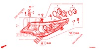 KOPLAMP  voor Honda CIVIC DIESEL 1.6 SE EURO 6 5 deuren 6-versnellings handgeschakelde versnellingsbak 2015