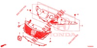 VOOR GRILLE/GIETWERK  voor Honda CIVIC DIESEL 1.6 SE EURO 6 5 deuren 6-versnellings handgeschakelde versnellingsbak 2015