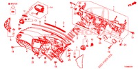 INSTRUMENTEN PANEEL BOVEN (RH) voor Honda CIVIC DIESEL 1.6 S 5 deuren 6-versnellings handgeschakelde versnellingsbak 2016