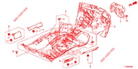 VLOERMAT/ISOLATOR  voor Honda CIVIC DIESEL 1.6 S 5 deuren 6-versnellings handgeschakelde versnellingsbak 2016