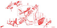 ACHTER PORTIER SLOTEN/BUITEN HENDEL  voor Honda CIVIC 1.0 MID 5 deuren CVT versnellingsbak 2018