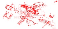 INSTRUMENTEN AFWERKING (COTE DE CONDUCTEUR) (RH) voor Honda CIVIC DIESEL 1.6 MID 5 deuren 6-versnellings handgeschakelde versnellingsbak 2018