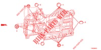 DOORVOERTULLE (INFERIEUR) voor Honda CIVIC TYPE R 5 deuren 6-versnellings handgeschakelde versnellingsbak 2015