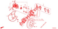 ACHTER REMTROMMEL  voor Honda CIVIC TYPE R 5 deuren 6-versnellings handgeschakelde versnellingsbak 2016