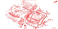 ACHTERKLEP PANEEL(2DE)  voor Honda CIVIC TYPE R 5 deuren 6-versnellings handgeschakelde versnellingsbak 2016