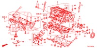 CILINDERBLOK/OLIEPAN  voor Honda CIVIC TYPE R 5 deuren 6-versnellings handgeschakelde versnellingsbak 2016