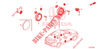 ANTENNE/LUIDSPREKER  voor Honda CIVIC  TYPE R 5 deuren 6-versnellings handgeschakelde versnellingsbak 2017