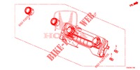 AIR CONDITIONER BEDIENING (1) voor Honda CIVIC  TYPE R 5 deuren 6-versnellings handgeschakelde versnellingsbak 2018