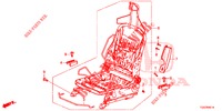 V. ZITTING COMPONENTEN (G.) (SIEGE REGLAGE MANUEL) (TYPE R) voor Honda CIVIC  TYPE R 5 deuren 6-versnellings handgeschakelde versnellingsbak 2018