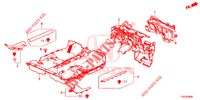 VLOERMAT/ISOLATOR  voor Honda CIVIC  TYPE R 5 deuren 6-versnellings handgeschakelde versnellingsbak 2018