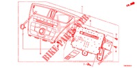 AUDIO UNIT  voor Honda CIVIC TOURER 1.8 ES 5 deuren 5-traps automatische versnellingsbak 2014