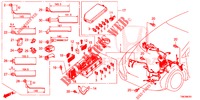 BEDRADINGSBUNDEL (1) (RH) voor Honda CIVIC TOURER 1.8 ES 5 deuren 5-traps automatische versnellingsbak 2014