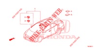 BEDRADINGSBUNDEL (6) (RH) voor Honda CIVIC TOURER 1.8 ES 5 deuren 5-traps automatische versnellingsbak 2014