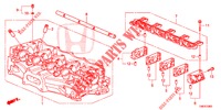 CILINDERKOP AFDEKKING  voor Honda CIVIC TOURER 1.8 ES 5 deuren 5-traps automatische versnellingsbak 2014