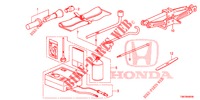 GEREEDSCHAP/KRIK  voor Honda CIVIC TOURER 1.8 ES 5 deuren 5-traps automatische versnellingsbak 2014