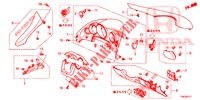 INSTRUMENTEN AFWERKING (COTE DE CONDUCTEUR) (RH) voor Honda CIVIC TOURER 1.8 ES 5 deuren 5-traps automatische versnellingsbak 2014