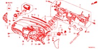 INSTRUMENTEN PANEEL BOVEN (RH) voor Honda CIVIC TOURER 1.8 ES 5 deuren 5-traps automatische versnellingsbak 2014