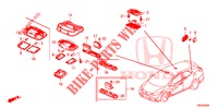 INTERIEUR VERLICHTING  voor Honda CIVIC TOURER 1.8 ES 5 deuren 5-traps automatische versnellingsbak 2014
