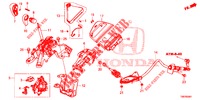 KEUZEHENDEL (RH) voor Honda CIVIC TOURER 1.8 ES 5 deuren 5-traps automatische versnellingsbak 2014
