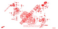 MOTOR BEVESTIGINGEN (AT) voor Honda CIVIC TOURER 1.8 ES 5 deuren 5-traps automatische versnellingsbak 2014