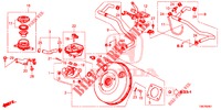 REM HOOFDCILINDER/HOOFDSPANNING (1.8L) (RH) voor Honda CIVIC TOURER 1.8 ES 5 deuren 5-traps automatische versnellingsbak 2014