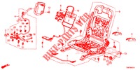 V. ZITTING COMPONENTEN (G.) (SIEGE REGLAGE MANUEL) voor Honda CIVIC TOURER 1.8 ES 5 deuren 5-traps automatische versnellingsbak 2014