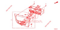 VERWARMING REGELAAR (RH) voor Honda CIVIC TOURER 1.8 ES 5 deuren 5-traps automatische versnellingsbak 2014