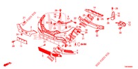 VOOR BUMPER  voor Honda CIVIC TOURER 1.8 ES 5 deuren 5-traps automatische versnellingsbak 2014