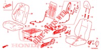 VOOR ZITTING/VEILIGHEIDSRIEMEN (D.) (2) voor Honda CIVIC TOURER 1.8 ES 5 deuren 5-traps automatische versnellingsbak 2014