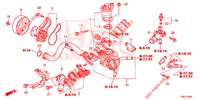 WATERPOMP/THERMOSTAAT  voor Honda CIVIC TOURER 1.8 ES 5 deuren 5-traps automatische versnellingsbak 2014