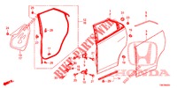 ACHTER PORTIER PANELEN(4DE)  voor Honda CIVIC TOURER 1.8 EXGT 5 deuren 5-traps automatische versnellingsbak 2014
