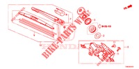 ACHTER RUITEWISSER  voor Honda CIVIC TOURER 1.8 EXGT 5 deuren 5-traps automatische versnellingsbak 2014