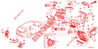 BEDIENINGSEENNEID (CABINE) (1) (RH) voor Honda CIVIC TOURER 1.8 EXGT 5 deuren 5-traps automatische versnellingsbak 2014