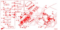 BEDRADINGSBUNDEL (1) (RH) voor Honda CIVIC TOURER 1.8 EXGT 5 deuren 5-traps automatische versnellingsbak 2014