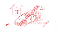 BEDRADINGSBUNDEL (6) (RH) voor Honda CIVIC TOURER 1.8 EXGT 5 deuren 5-traps automatische versnellingsbak 2014